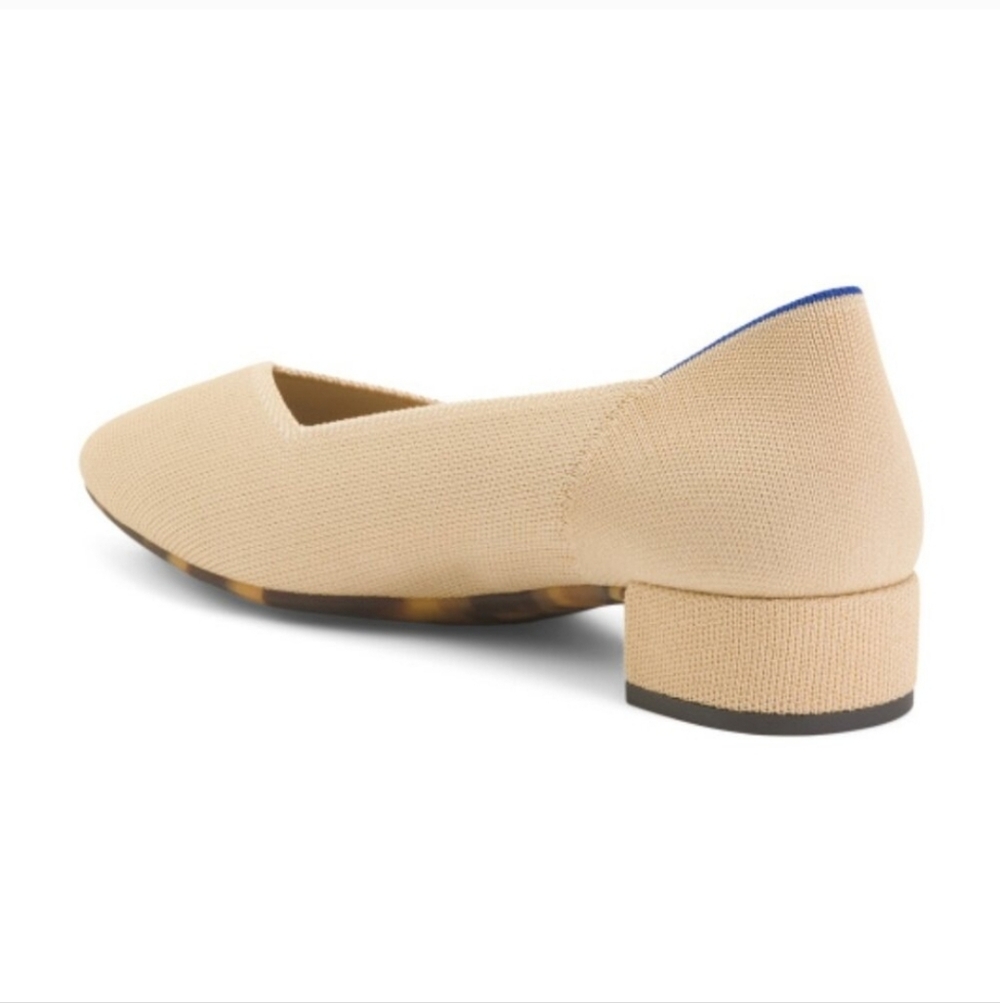 ROTHY'S The High Point Comfort Heels NWOT Sand Stone 9 - Picture 2 of 6